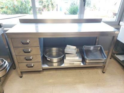 Εικόνα της Πάγκος-Τραπέζι εργασίας με 4 συρτάρι