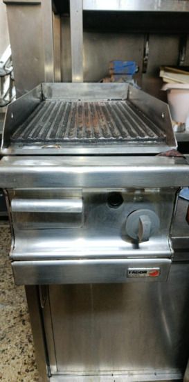 Εικόνα της Πλατώ Ψησίματος Υγραερίου Ραβδωτή Πλάκα Χρωμίου