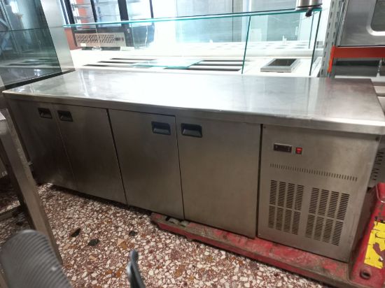 Εικόνα της Ψυγείο πάγκος με 4 ανοξείδωτες πόρτες Inomak